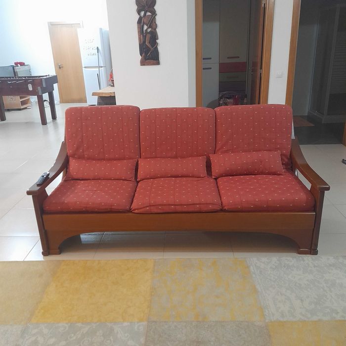 Conjunto de um sofá de 3 lugares + 2 individuais