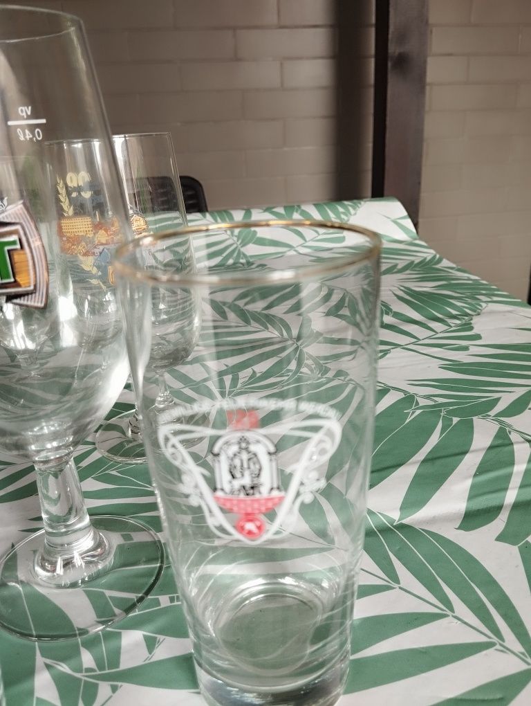 Zestaw szklanek kufli DDR