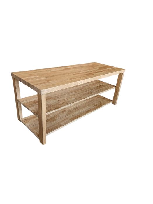 Szafka RTV Stolik audio z drewna dębowego 135 x 50 x 52 cm