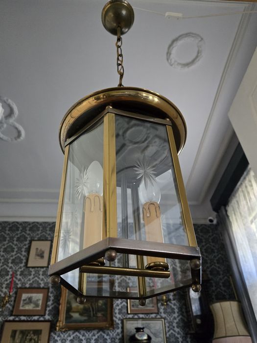 Lampa wisząca żyrandol latarenka Kalisz
