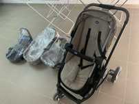 Trio best friend chicco - inlcui base para viatura automovel