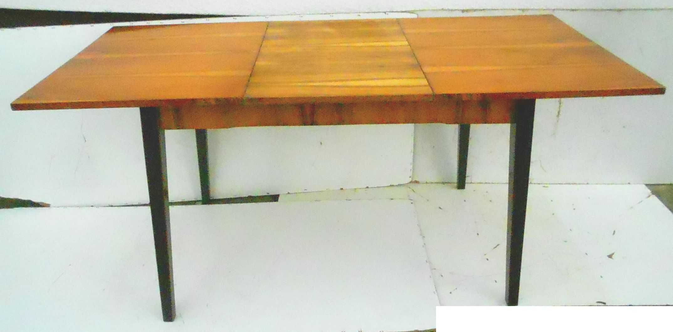 Stół drewniany rozkładany 165 SP Olesno, vintage, klasyczny design,60l