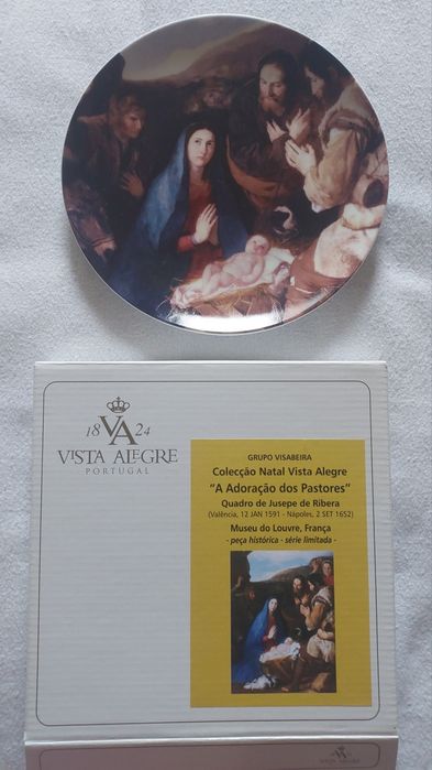 Prato Coleção Vista Alegre "Natal 2008"