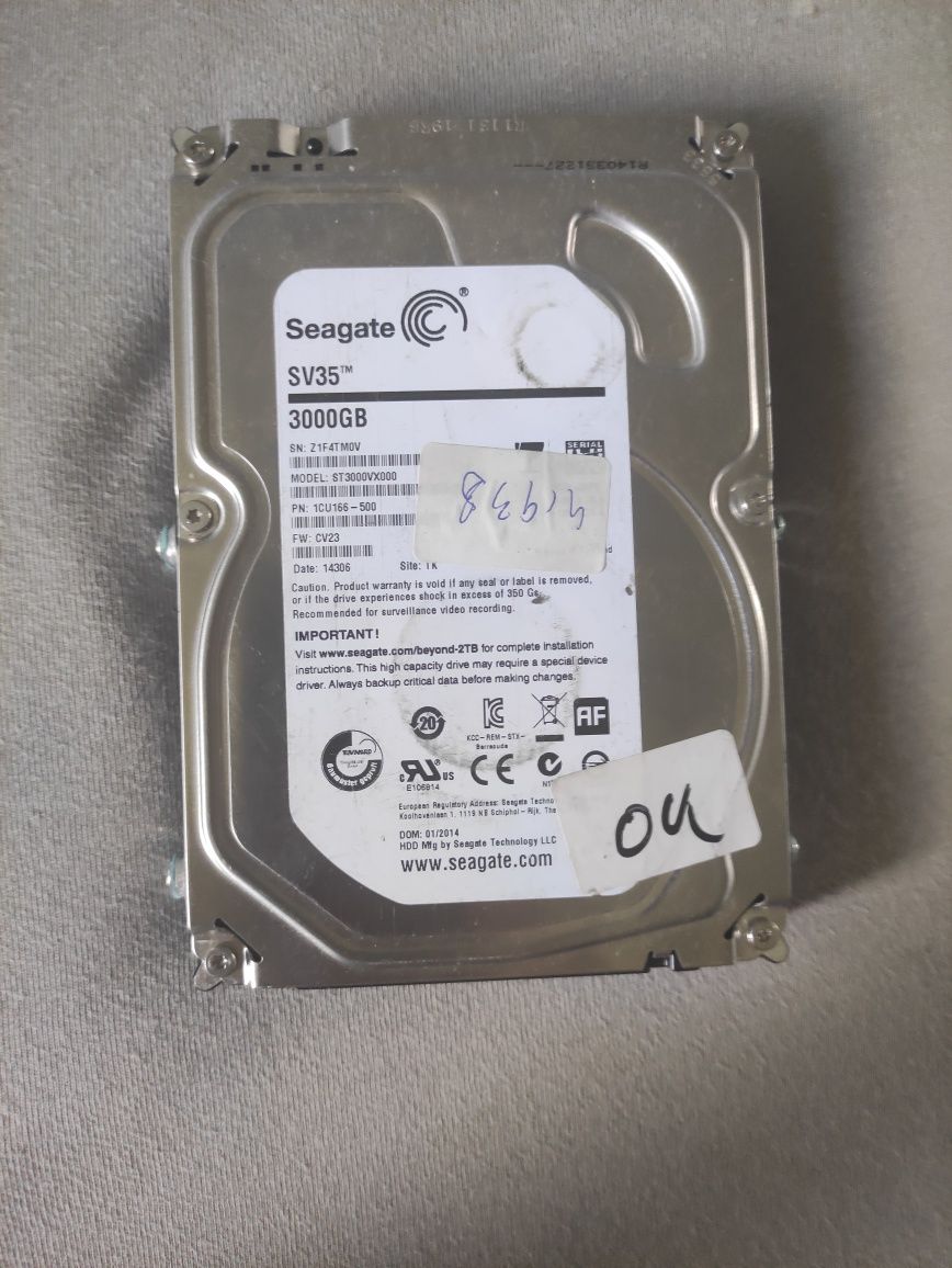 Sprzedam dysk HDD 3TB SATA III