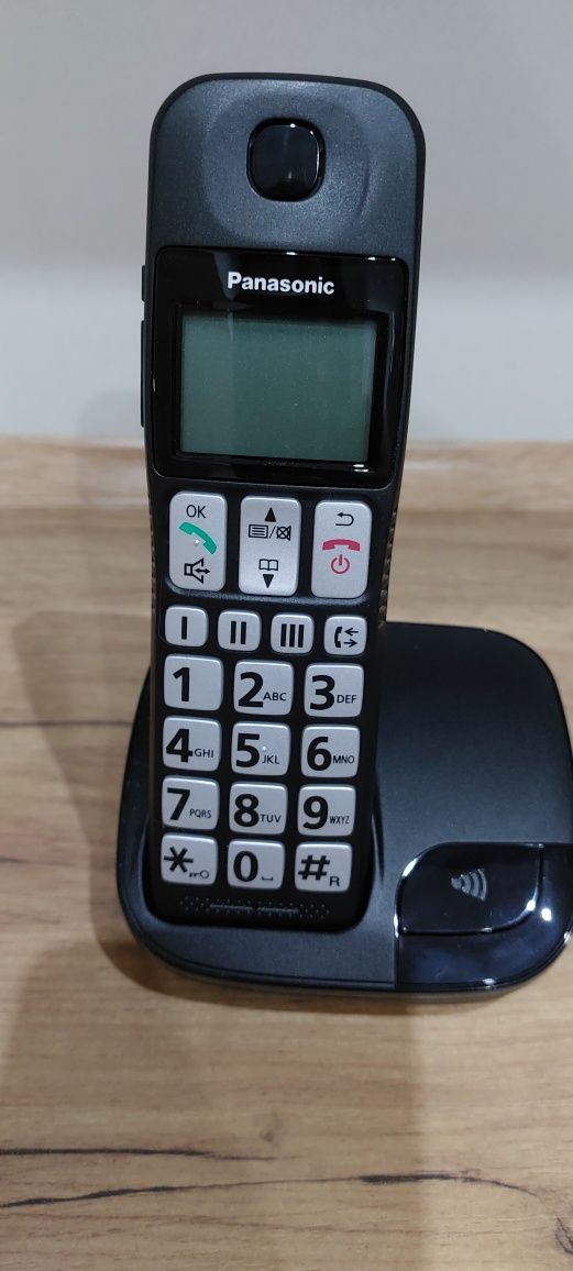 Telefon stacjonarny Panasonic KX-TGE110  Czarny