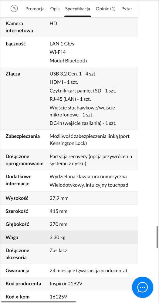 Dell Inspiron 7737 i7-4500U/16GB/1000+32/Win10 FHD Dotyk