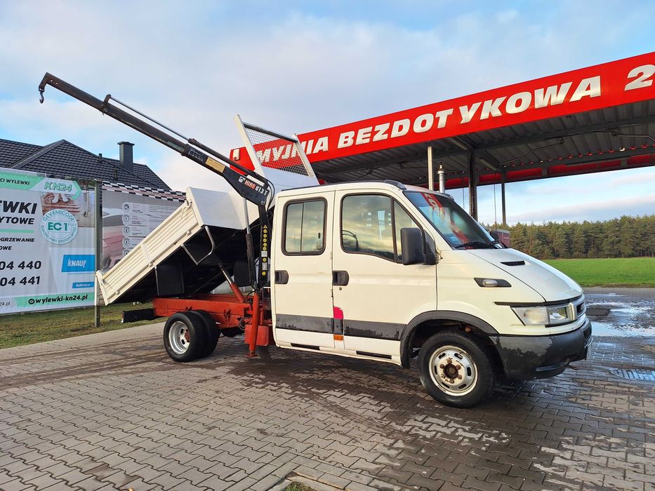 Iveco 50C15 2.3 HPI WYWROTKA z HDS HIAB brygadówka