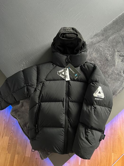 Пуховик Palace Pertex Matte Balaclava Puffa Black (Розмір S)