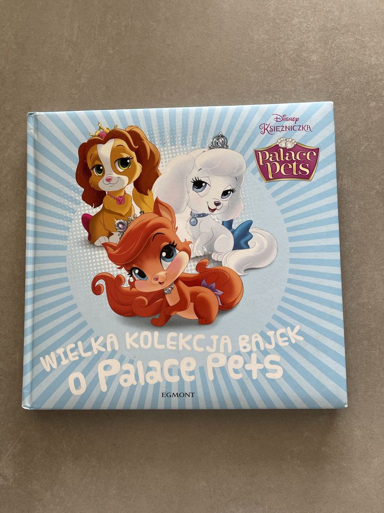 Książka bajka w sztywnej okładce Disney Palace pets 128 stron
