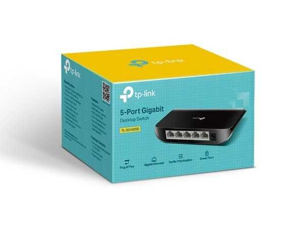 Switch Gigabit 5 Portas TP-Link TL-SG1005D