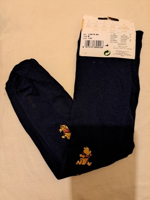 Meia calça winnie the pooh
