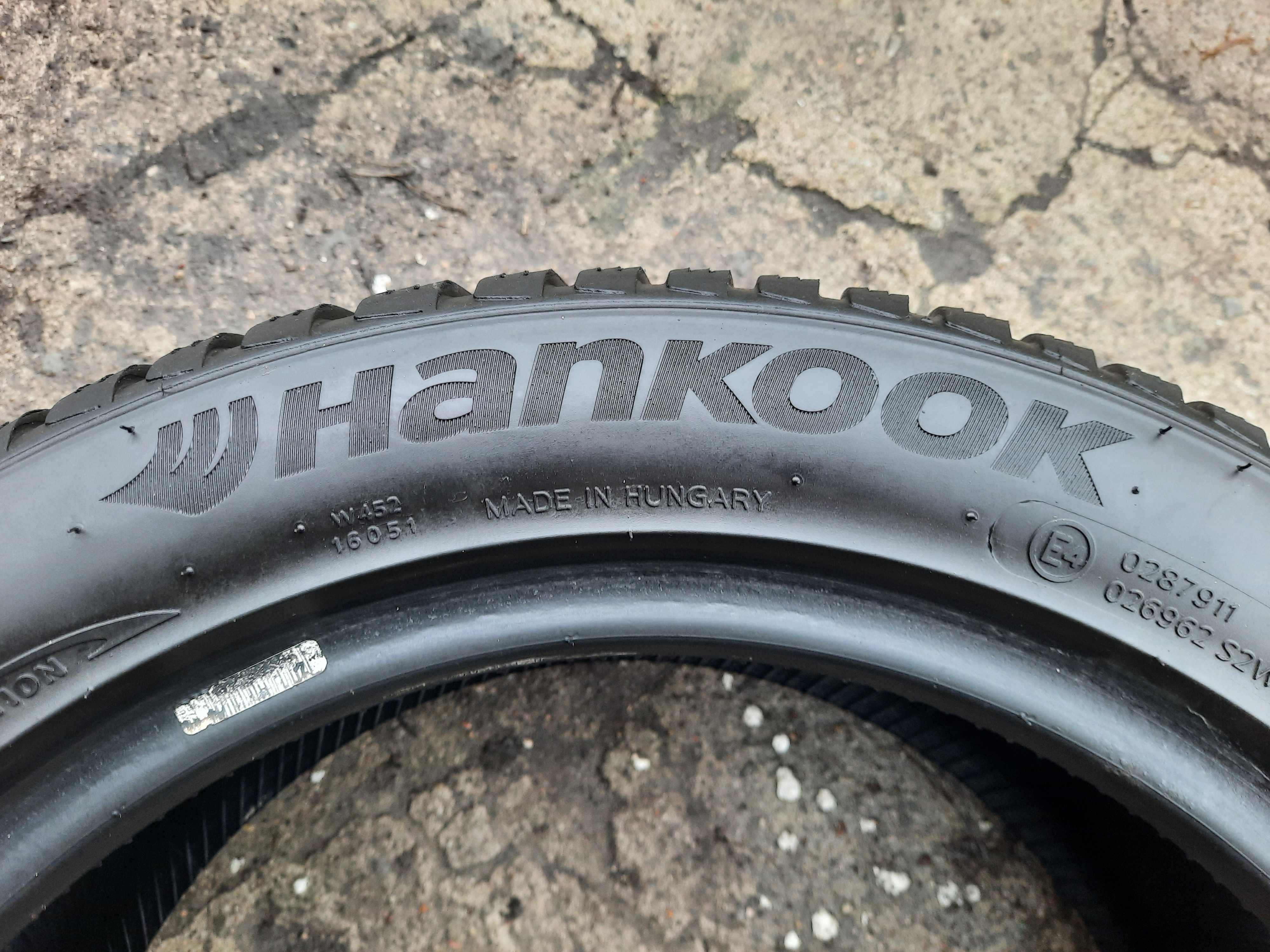 Opony zimowe klasy średniej HANKOOK 195/50/15 ok. 7 mm 2020 r.