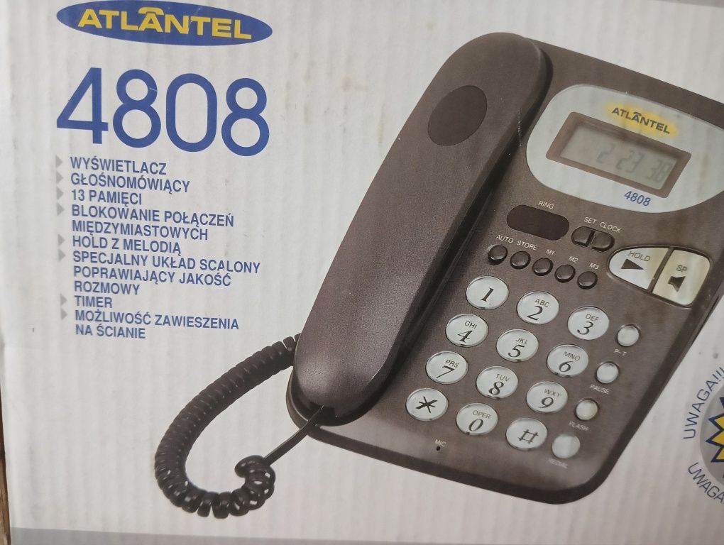 Telefon stacjonarny Alantel duże przyciski