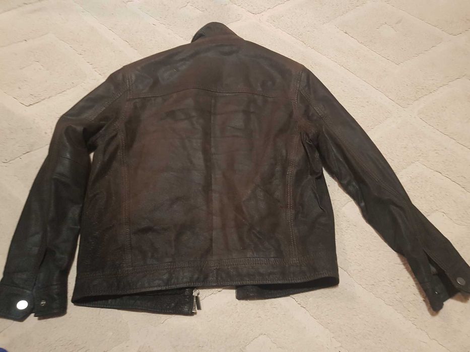 Firmowa kurtka skora naturalna L