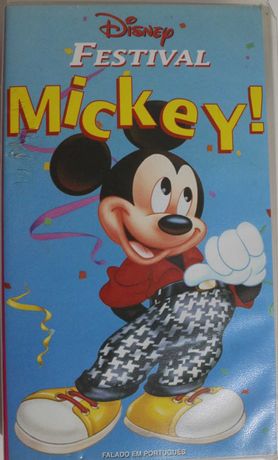 Filme VHS "Festival Mickey"