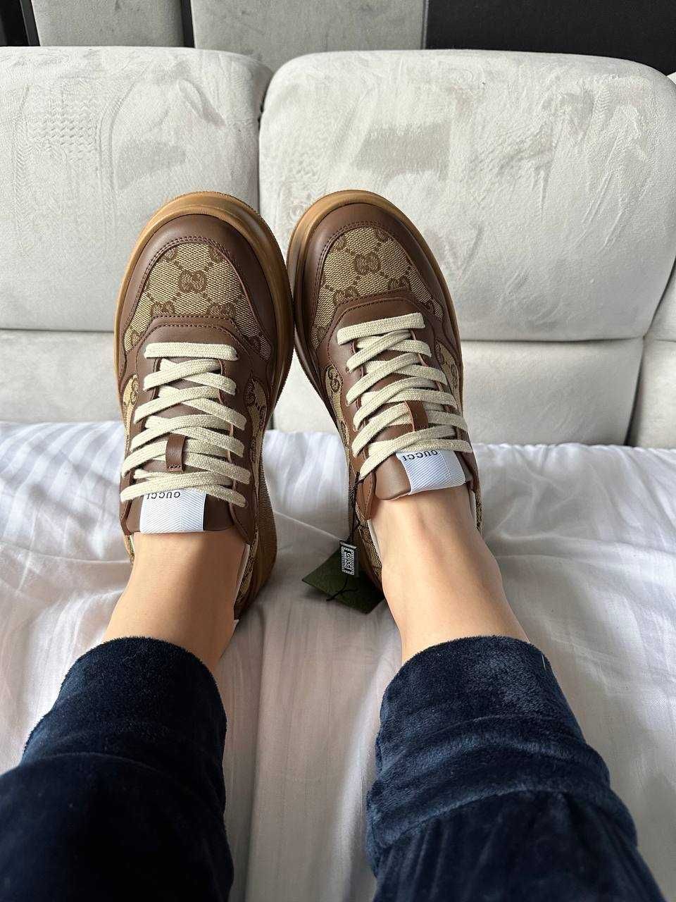 Sneakersy niskie Guc GG Sneakers brown 36-41r