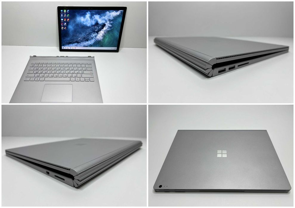 Microsoft Surface Book 2, Core i7-8650U, 8Gb, 256Gb, GTX 1050, 2 АКБ