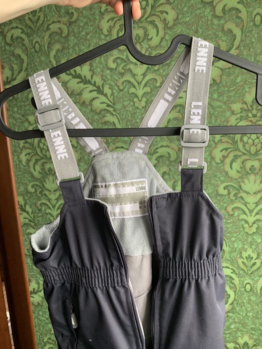 Куртка+штани зимові ленне 98 для хлопчика та напівкомбінезон комплект