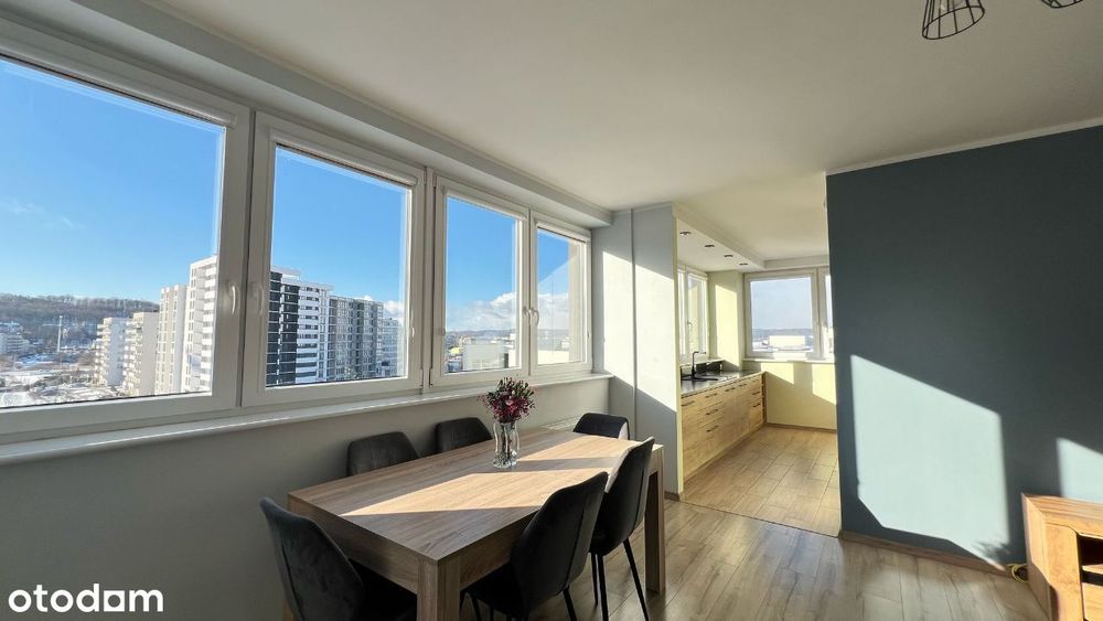 Przestronne i słoneczne mieszkanie 3 pokoje 58m2