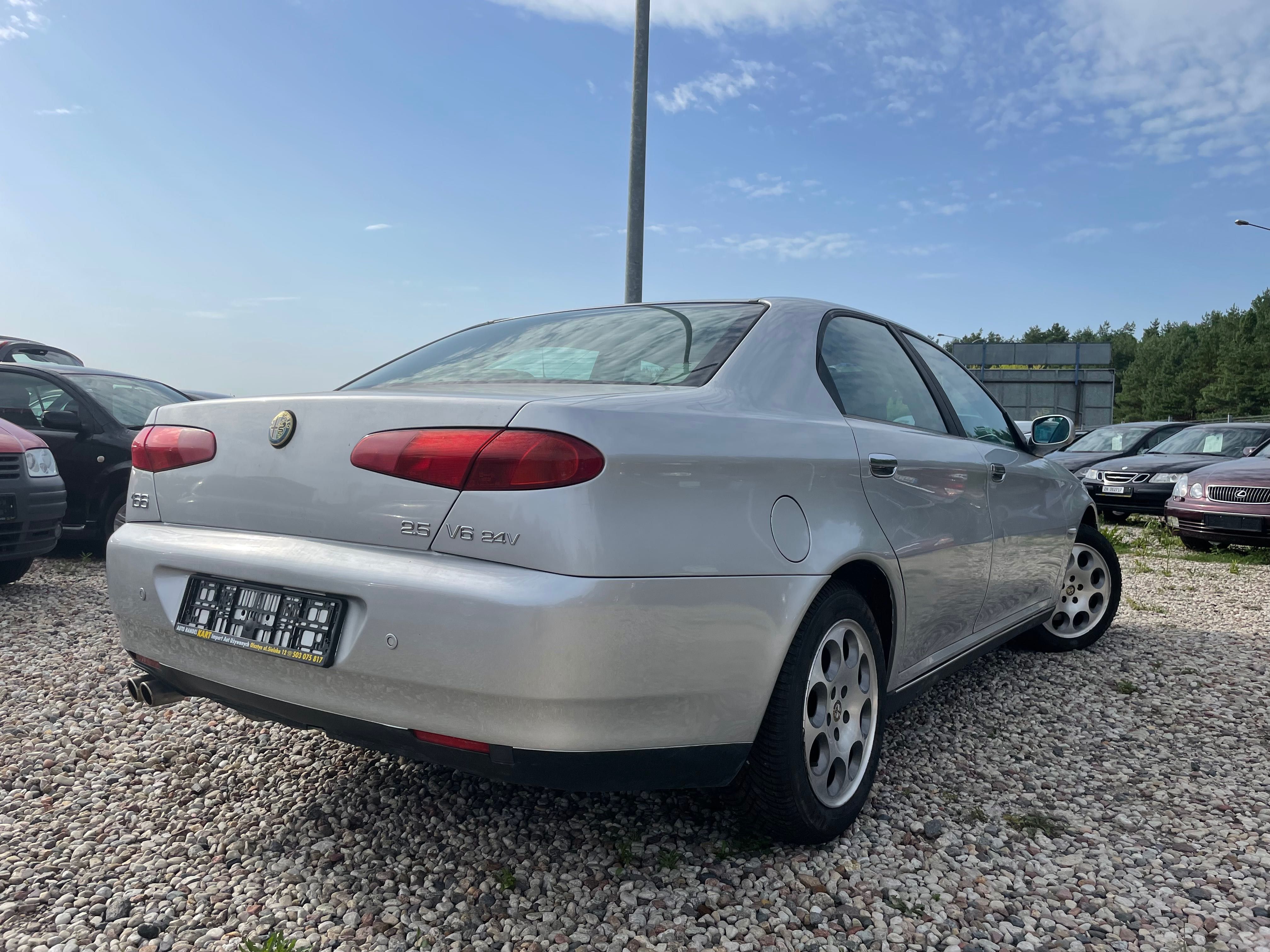 Alfa Romeo 166 2.5V6 Serwis Klimatronik Skóra Szwajcaria