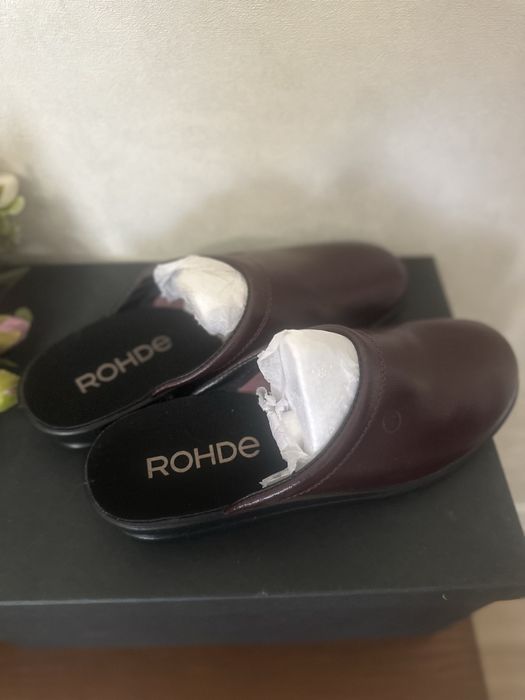 Шкіряні тапці чоловічі Rohde Varberg