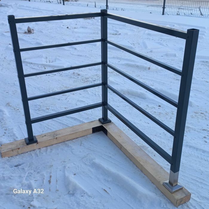 Balustrada balkonowa balustrady aluminiowe Barierki stali nierdzewnej