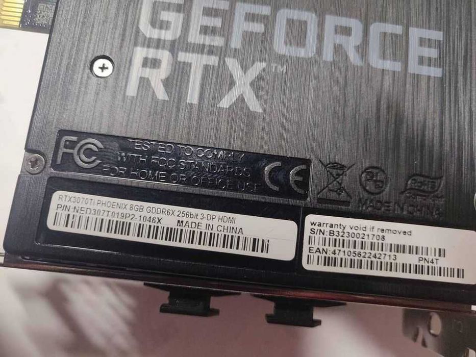 Karta graficzna gainward GeForce rtx 3070 TI Phoenix. gwarancja.