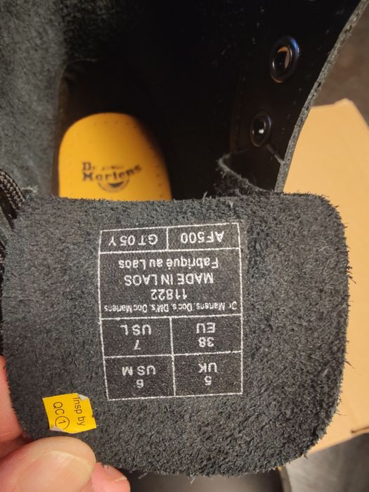 Dr. Martens Crazy Horse 8 Eye Boots Women