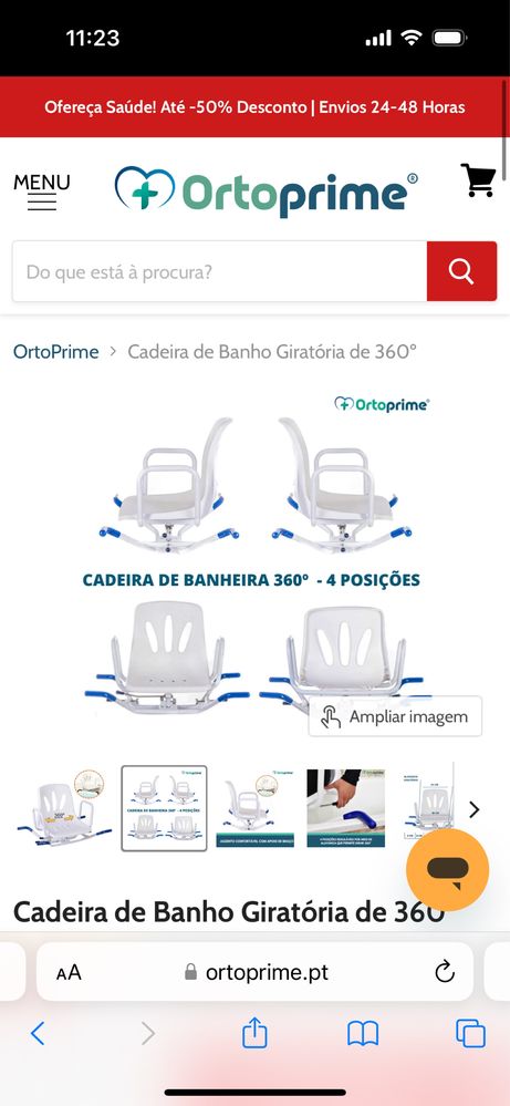 Cadeira para banho