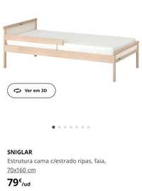 Estrutura cama com estrado