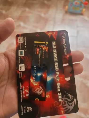 Somnambulist NVME M2 256 gb, читання 2600 МБ/с, запис 1600 МБ/с.