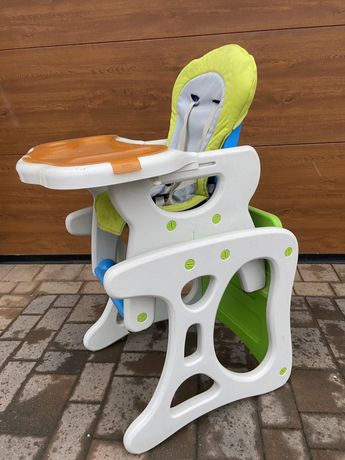 Krzesło do karmienia -wielofunkcyjne ze stolikiem  -lekkie,  stabilne.