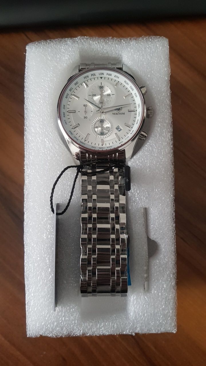 NOWY 41mm Zegarek Męski NEKTOM