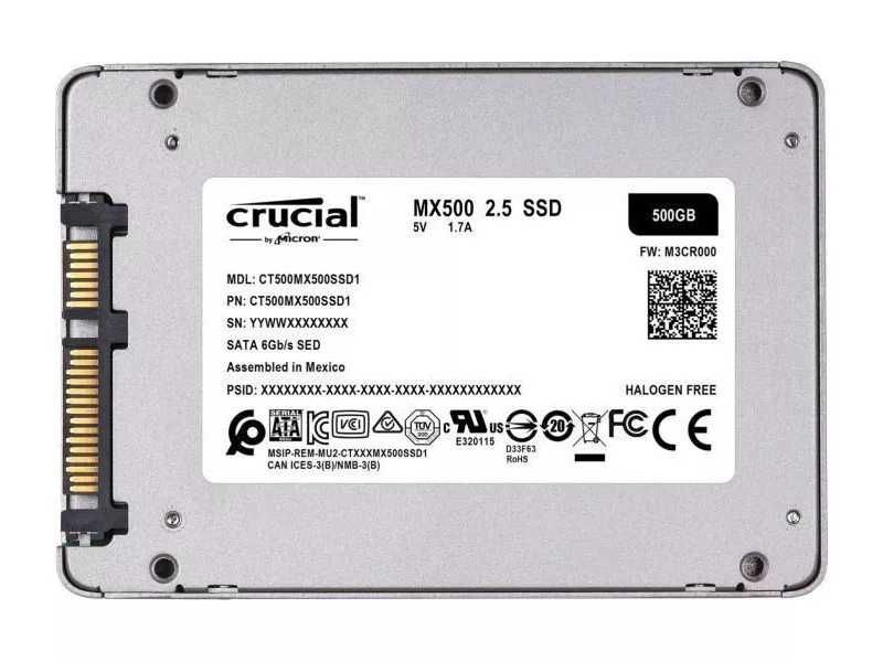 SSD Intel MX500 500Gb