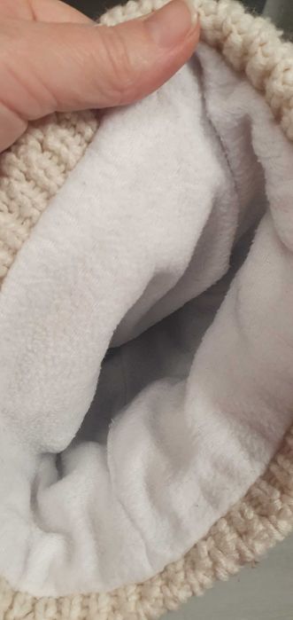 шапка зимова натуральний бумбон