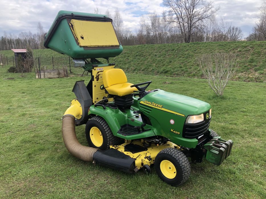 Kosiarka traktorek John Deere X495 hydraulika wspomaganie wom diesel