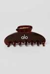 Затискач для волосся Alo Yoga 90's Claw Clip Brown Tortoise