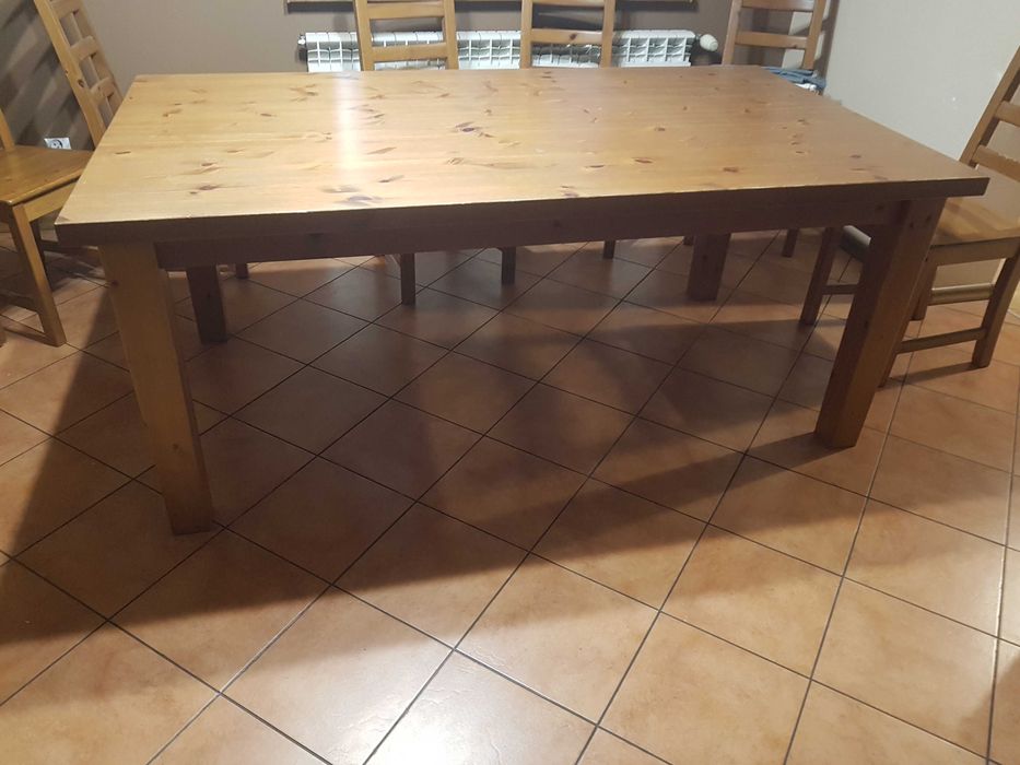 Stół  z 8 krzesłami IKEA