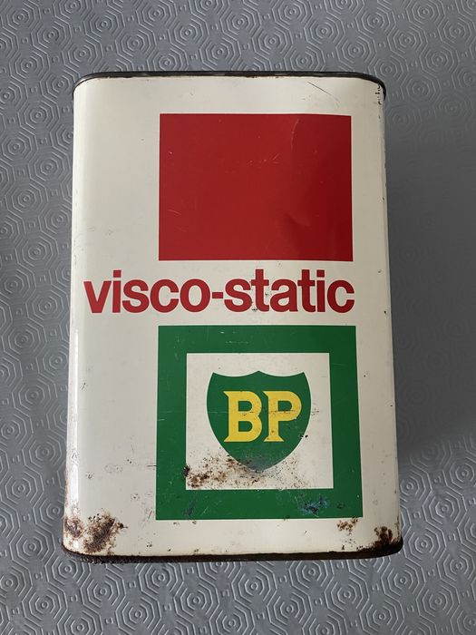Lata Vintage Automobilismo BP Visco Static