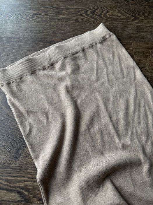 Mohito 38 M spódnica midi beżowa ciepła elegancka ołówkowa