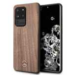 Etui Mercedes Wood Line Orzech Do Samsung Galaxy S20 Ultra Brązowe