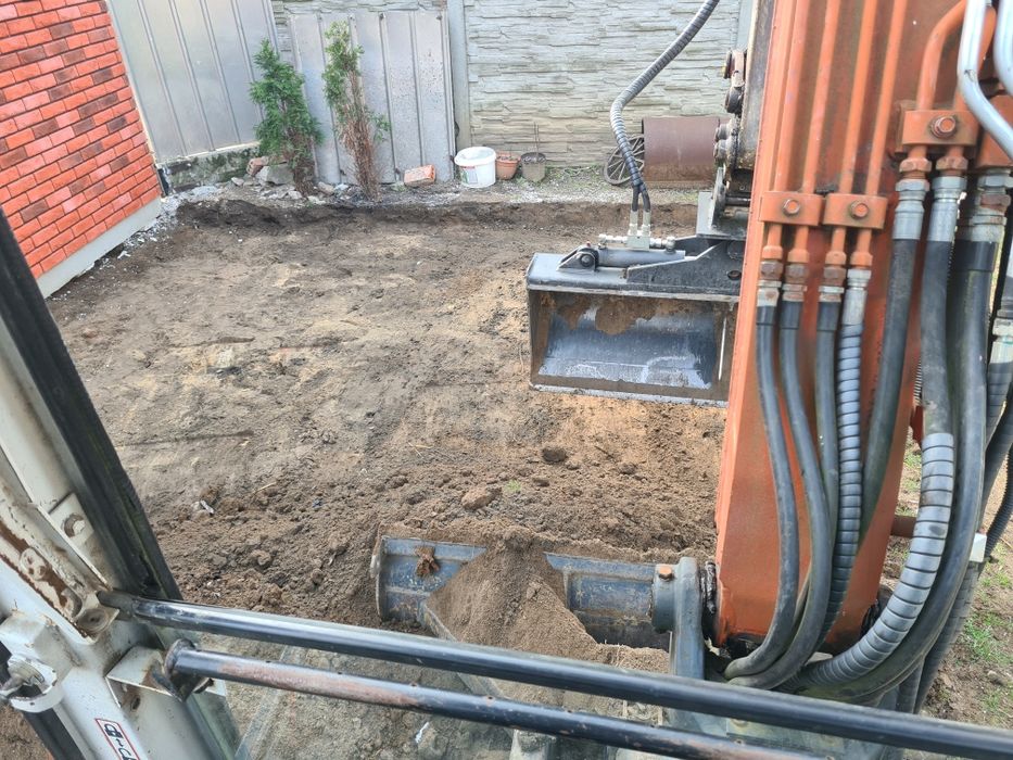 Usługi minikoparką, roboty ziemne, wykopy