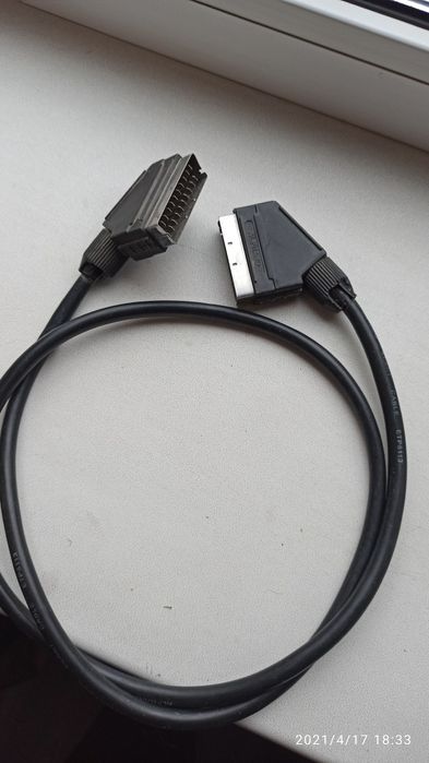 Кабель Шнур SCART 1m
