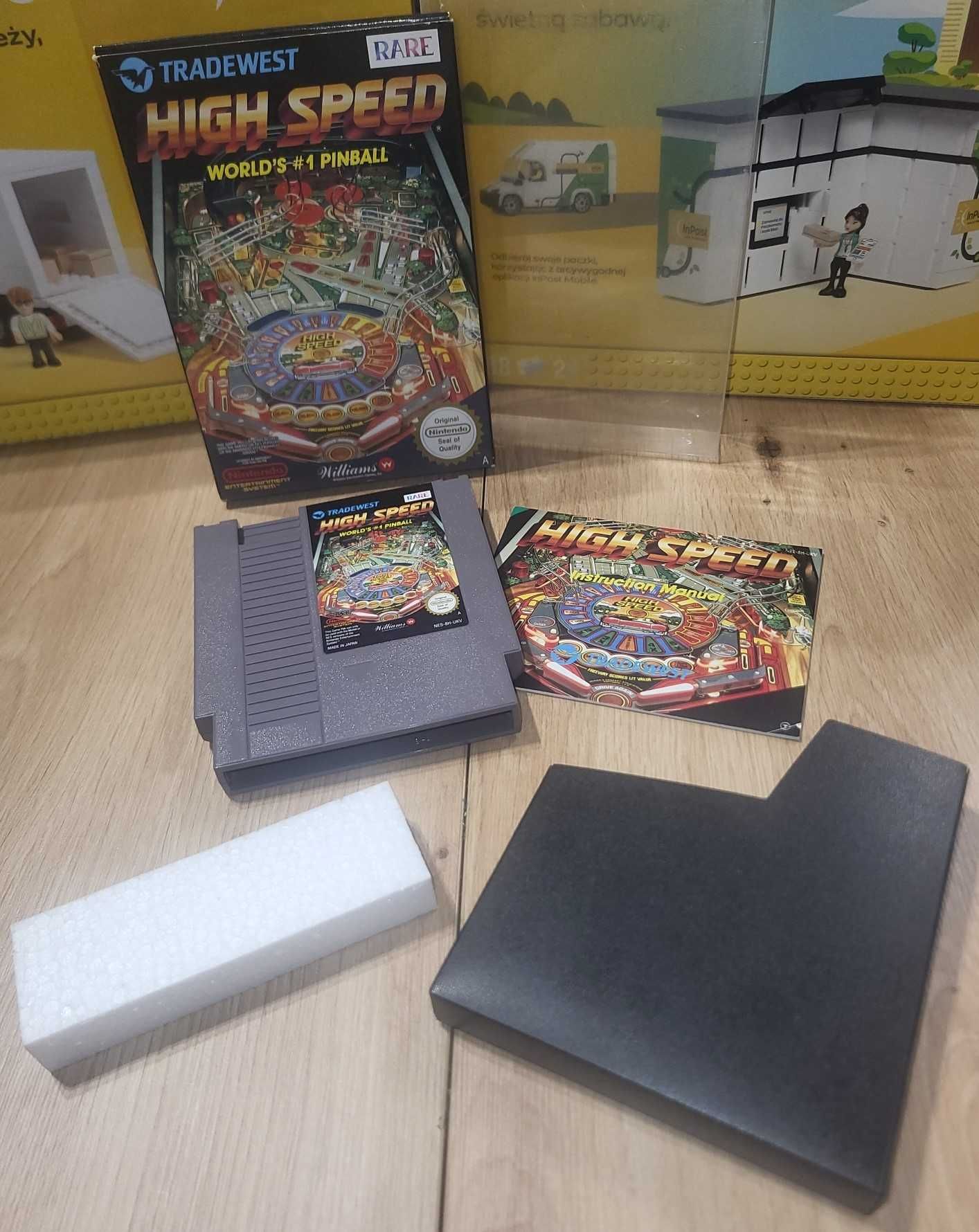 Gra High Speed World's #1 Pinball - NINTENDO NES PAL A - Komplet