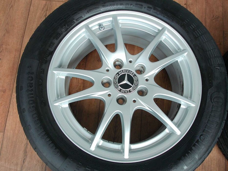 Felgi Mercedes A B C CLA VW Skoda 16 5x112 ET49 czujniki!