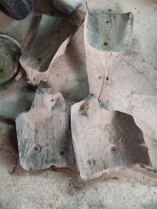 Підкрильники підкрилки меган 2 седан Megane захист дна днища алюміній