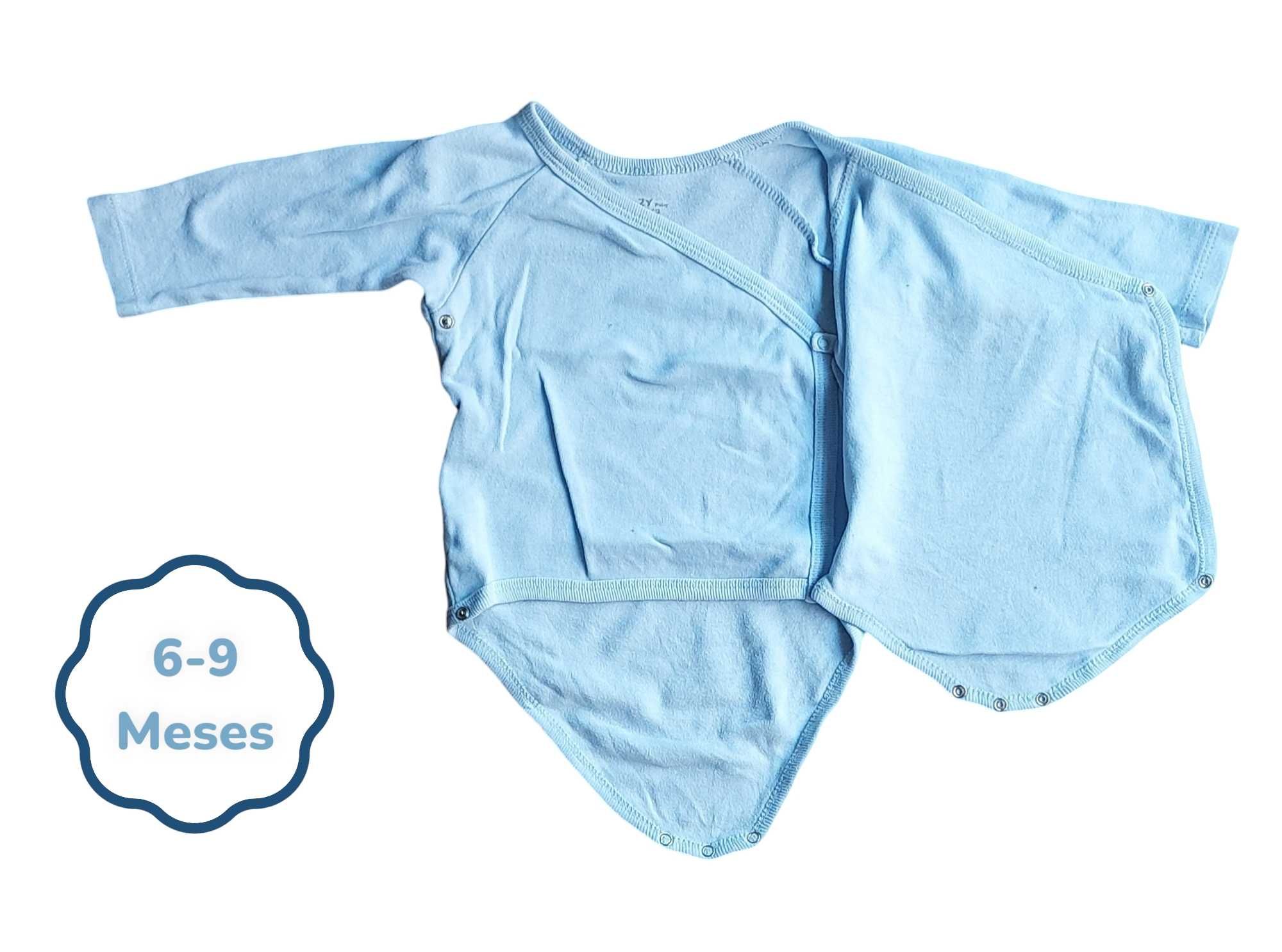 Body Azul Zippy 6-9 meses