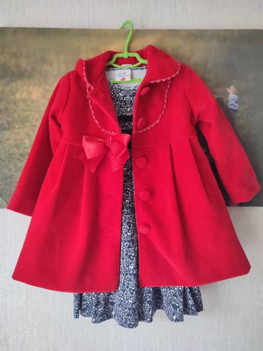 Пальто+сукня у подарунок, 110