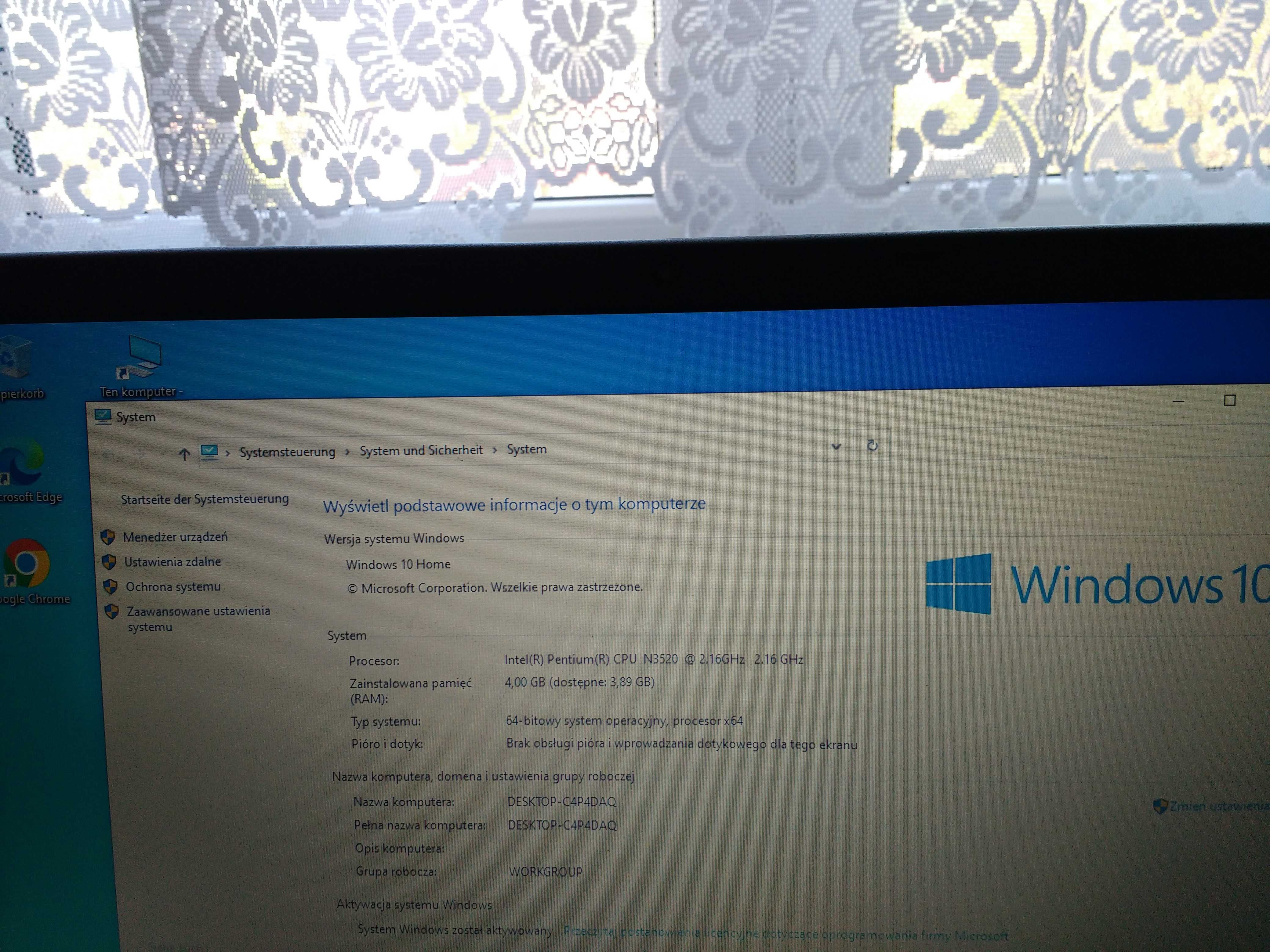 Laptop ACER Aspire E1-510 Windows 10 320GB 4GB RAM