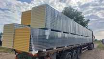 Płyta ścienna 100mm RAL 9007 I gatunek/dostawa/montaż